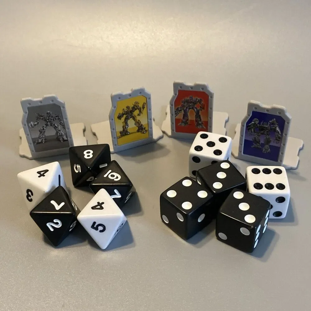 Risk Transformers 2007 Cybertron Battle Edition Game Replacement Dice & Leaders